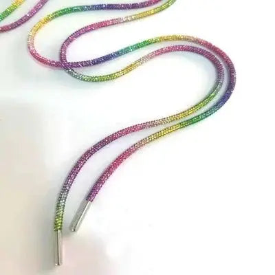 Cordes à capuche en strass cristal arc-en-ciel - La boite à tissus