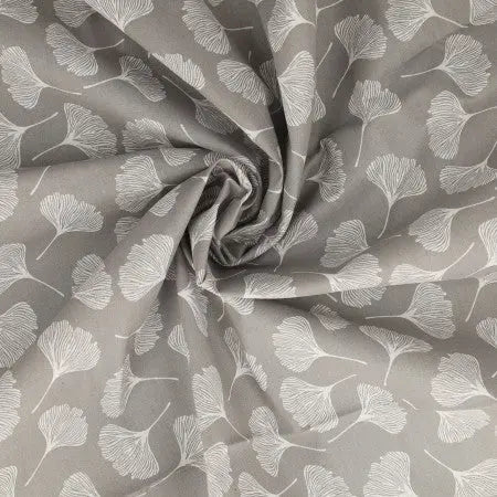 Coton Ginko Gris Foncé - La boite à tissus Coton Ginko Gris Foncé