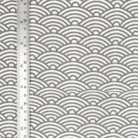 Coton Japan Gris Foncé - La boite à tissus Coton Japan Gris Foncé