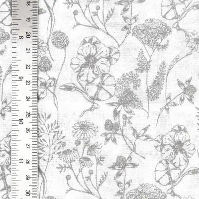 Coton Nadine Gris - La boite à tissus