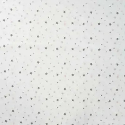 Coton Popeline imprimé night stars- écru - La boite à tissus