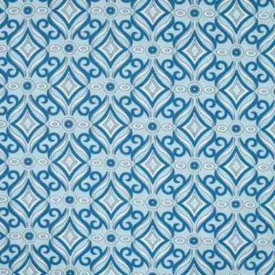 Coton popeline fresque de losange-Denim - La boite à tissus