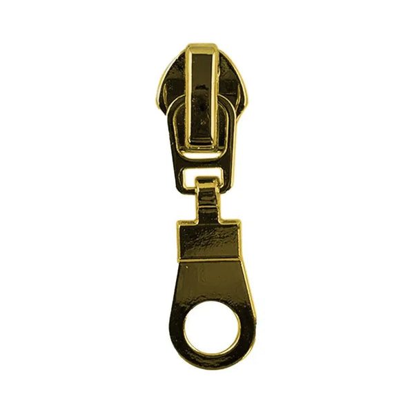 Curseurs pour fermeture éclair  tirette  zip au mètre taille 5 mm - OR - La boite à tissus