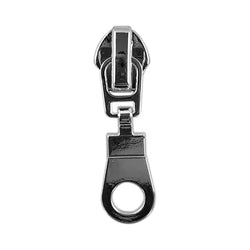 Curseurs pour fermeture éclair - tirette - zip au mètre taille 5 mm - argent - La boite à tissus