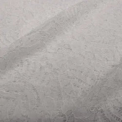 Dentelle tropicale blanc - La boite à tissus