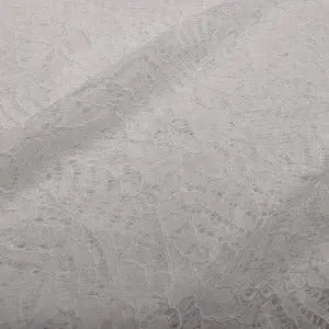 Dentelle tropicale blanc - La boite à tissus