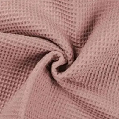 Eponge gaufré dusty rose - La boite à tissus