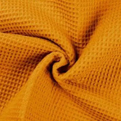 Eponge gaufré ocre - La boite à tissus