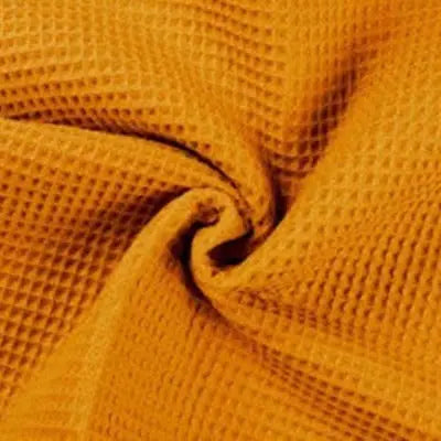 Eponge gaufré ocre - La boite à tissus