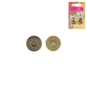 Fermetures magnétiques / aimants - 18mm (prix par blister de 2 pièces) - La boite à tissus