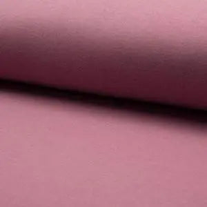 French terry sweat molleton vieux rose - La boite à tissus