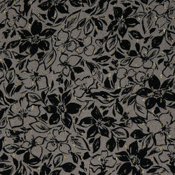 VISCOSE LUREX FLOWERS - Taupe