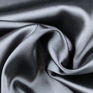 Satin extensible Gris foncé
