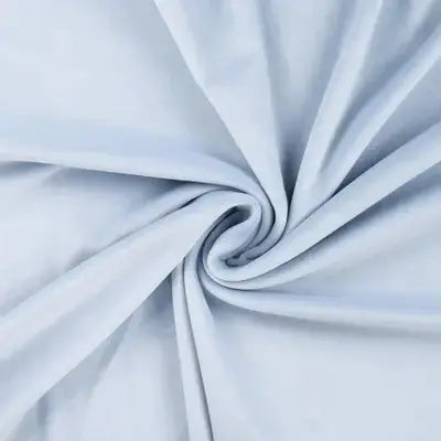 Jersey Velours Chilly - Bleu poussière - La boite à tissus