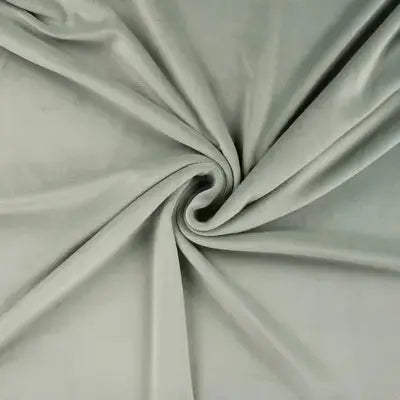 Jersey Velours Chilly - Khaki - La boite à tissus