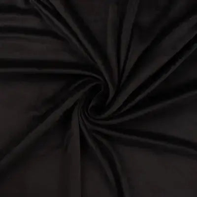 Jersey Velours Chilly - Noir - La boite à tissus