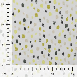 Jersey de coton Digital Glitter - Scratch Dots Émeraude