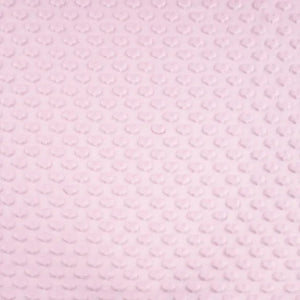 Minky Coeur- Rose Bébé