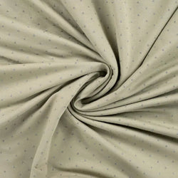 French Terry Molletonné  Dots Glitter- Earth Khaki - La boite à tissus