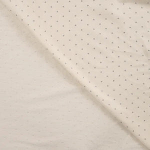 French Terry Molletonné  Dots Glitter- Champagne - La boite à tissus