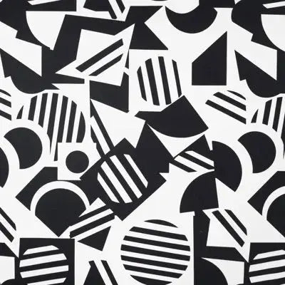 Lycra Travel Imprimé Noir - La boite à tissus