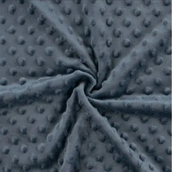 Minky Bleu Jean - La boite à tissus
