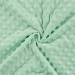 Minky Menthe - La boite à tissus