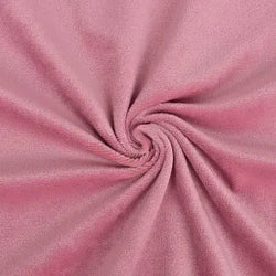 Minky lisse rose anglais - La boite à tissus