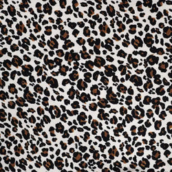 Twill de viscose léopard -Sand