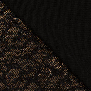 Punta Brillant Dotty- croco noir