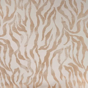 Scuba suède foil print Zebra- Sable