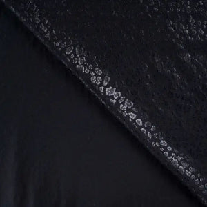 Punta Glossy Cheetah - Noir