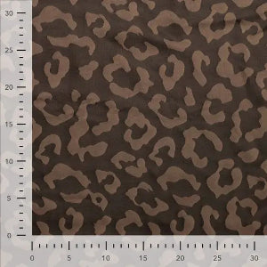 Jacquard de viscose - Léopard