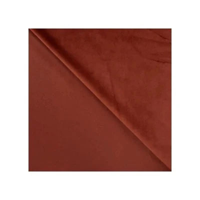 Velours tout doux- Cognac - La boite à tissus