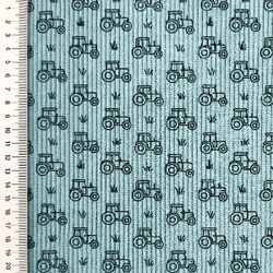 Velours côtelé stretch tracteurs- Bleu