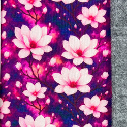 Sweat Polaire Alpin-Brenda fleurs Fuchsia