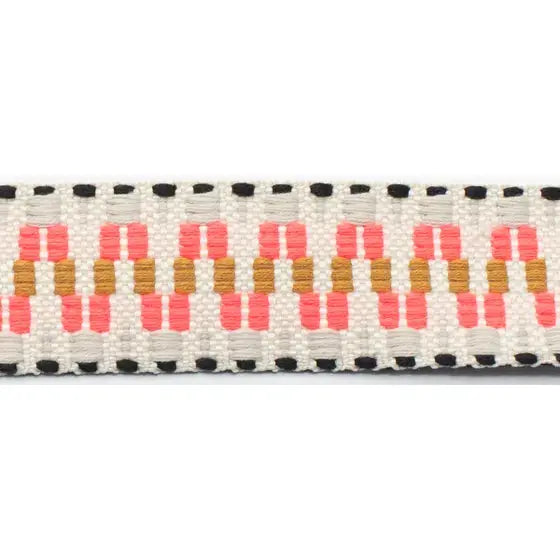 Sangle Jacquard Multicouleur 102 - La boite à tissus Sangle Jacquard Multicouleur 102