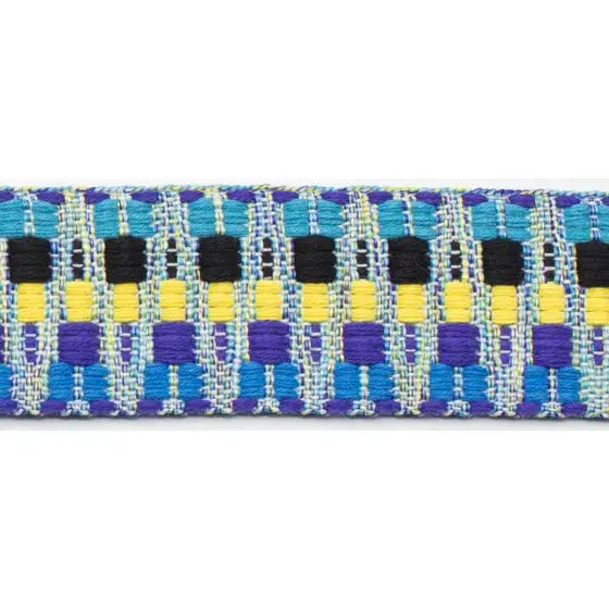 Sangle Jacquard Multicouleur 104 - La boite à tissus Sangle Jacquard Multicouleur 104