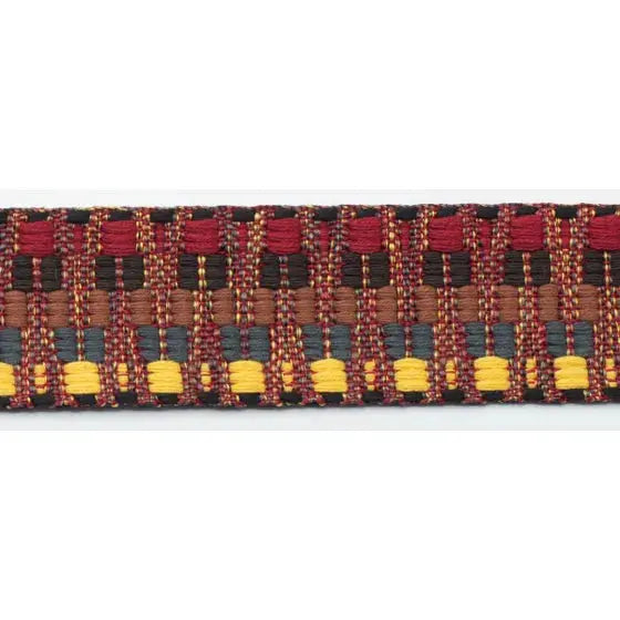 Sangle Jacquard Multicouleur 108 - La boite à tissus Sangle Jacquard Multicouleur 108
