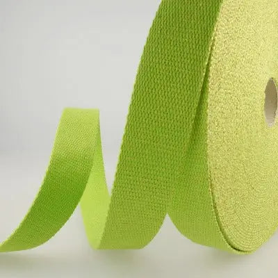 Sangle Métal Vert Pomme-Or 30 mm - La boite à tissus