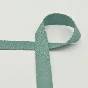 Sangle coton pour sacs 25 mm menthe foncé - La boite à tissus