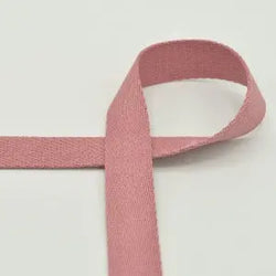 Sangle coton pour sacs 25 mm vieux rose - La boite à tissus