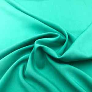 Satin de viscose émeraude - La boite à tissus
