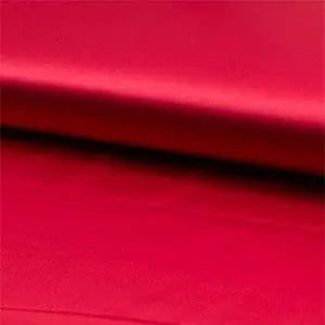 Satin extensible rouge - La boite à tissus