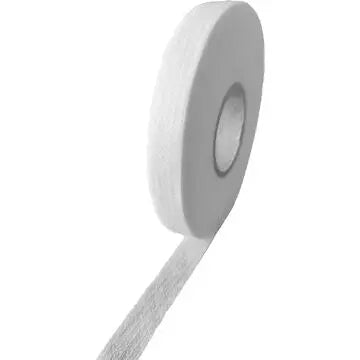 Support droit fil thermocollant blanc 15 mm de large - Rouleau de 50 mètres - La boite à tissus Support droit fil thermocollant blanc 15 mm de large - Rouleau de 50 mètres