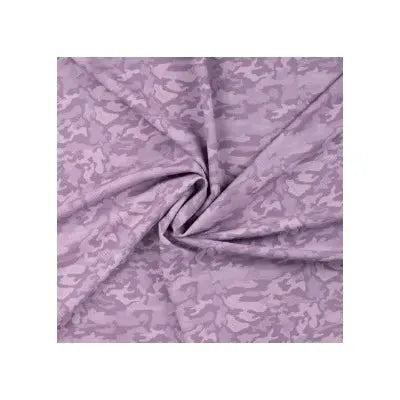 TRICOT PL/EA YOGA SPORT CAMOUFLAGE- LILAS - La boite à tissus