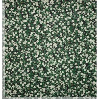 TRICOT PL/EA YOGA SPORT FLEUR- Vert - La boite à tissus