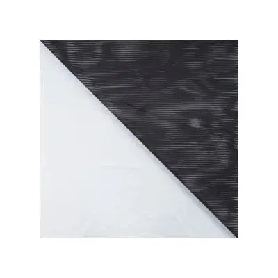 TRICOT PL/EA YOGA SPORT VAGUES- NOIR - La boite à tissus