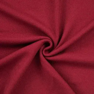 Tricot maille perlée bordeaux - La boite à tissus
