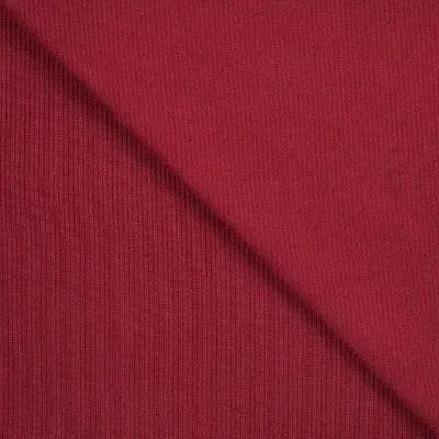 Tricot maille perlée bordeaux - La boite à tissus